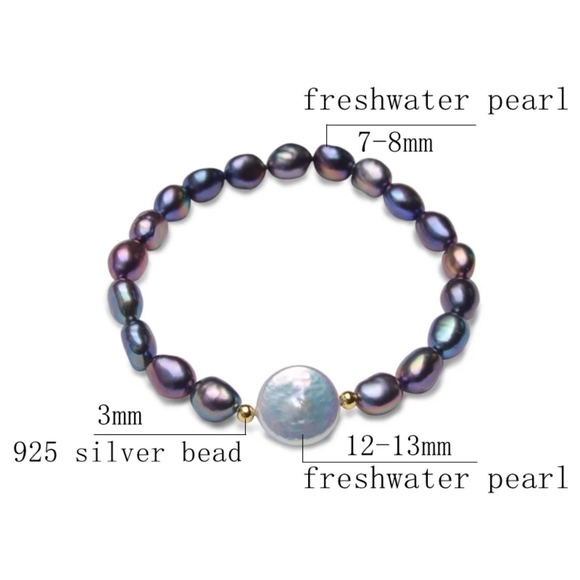 💎NEW💎 FRESHWATER BAROQUE PEARL BRACELET - Picture 7 of 7
